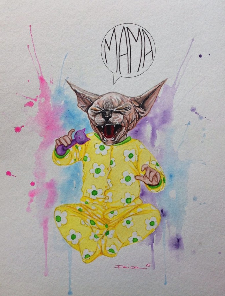 Portraits De Chats Sphynx Par Psyca Dessein De Dessin