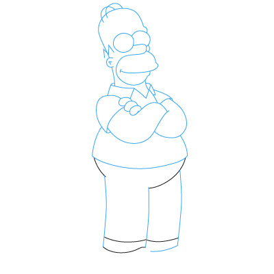 Comment-dessiner-Homer-Simpson-tutoriel-1-13