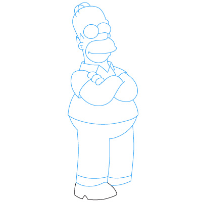 Comment-dessiner-Homer-Simpson-tutoriel-1-14