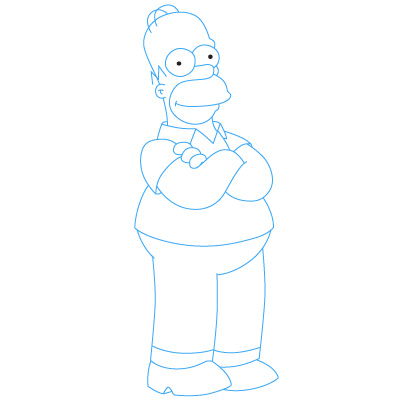 Comment-dessiner-Homer-Simpson-tutoriel-1-16