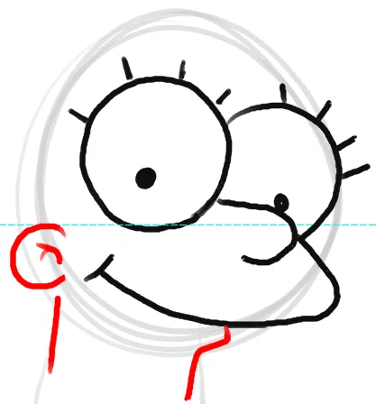 Comment-dessiner-Lisa-Simpson-5