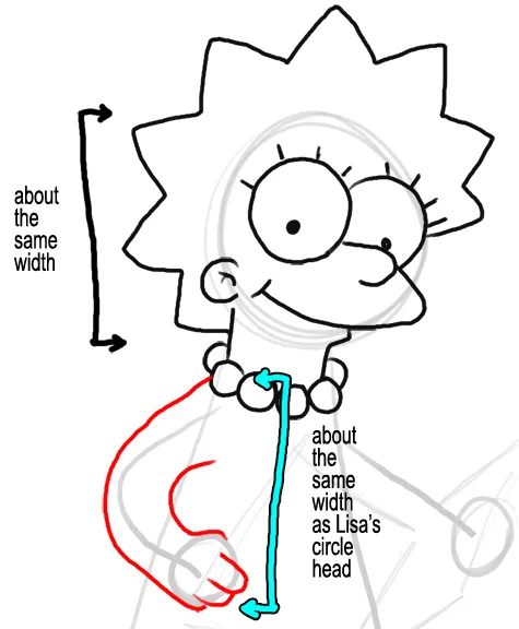 Comment-dessiner-Lisa-Simpson-8