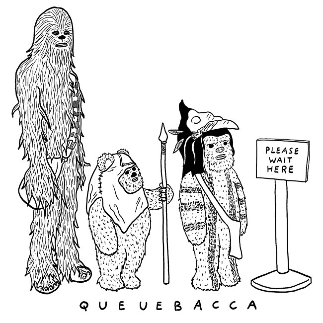 Coloriage Star Wars Chewbacca