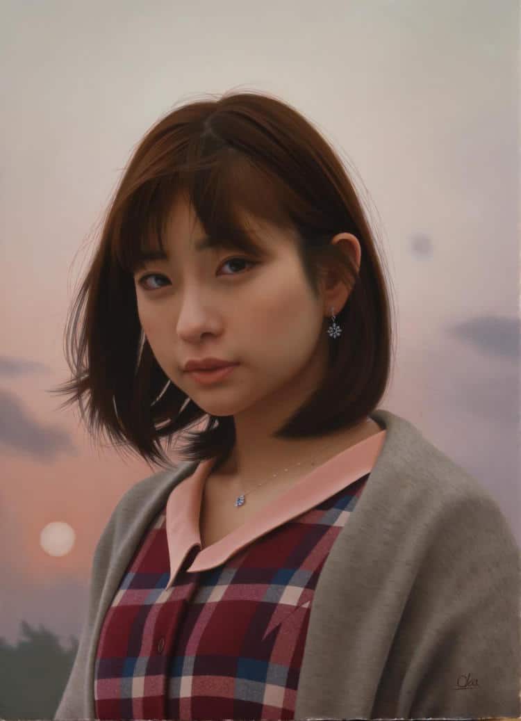 Les-portraits-photo-realistes-de-femmes-japonaises-de-Yasutomo-Oka-11