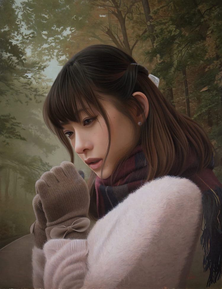 Les-portraits-photo-realistes-de-femmes-japonaises-de-Yasutomo-Oka-12