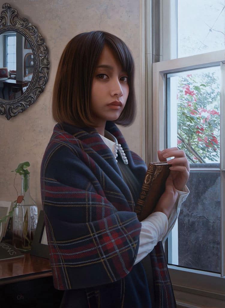 Les-portraits-photo-realistes-de-femmes-japonaises-de-Yasutomo-Oka-14