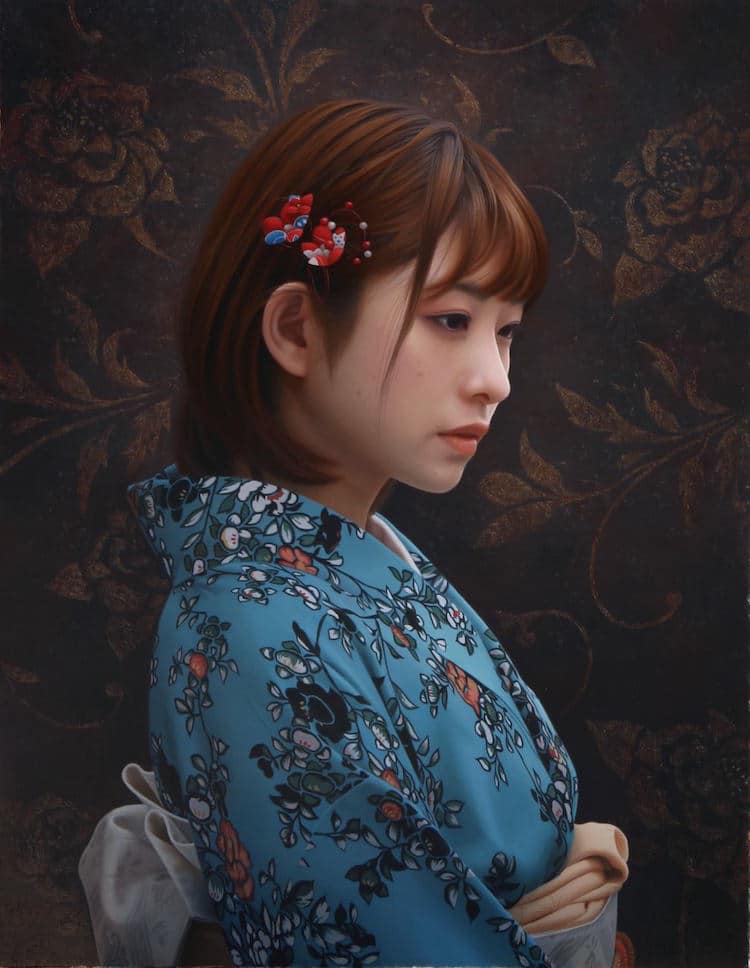 Les-portraits-photo-realistes-de-femmes-japonaises-de-Yasutomo-Oka-9
