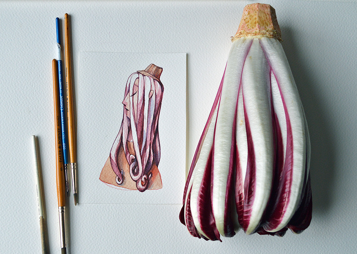 des-fruits-en-personnages-par-Marija-Tiurina-8-chou