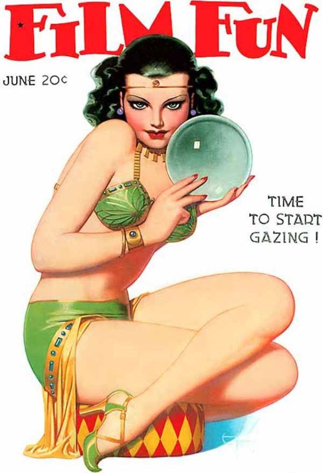 50 Illustrations De Pin Ups Art Deco Par Enoch Bolles