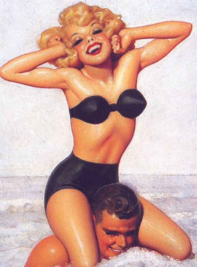 50 Illustrations De Pin Ups Art Deco Par Enoch Bolles