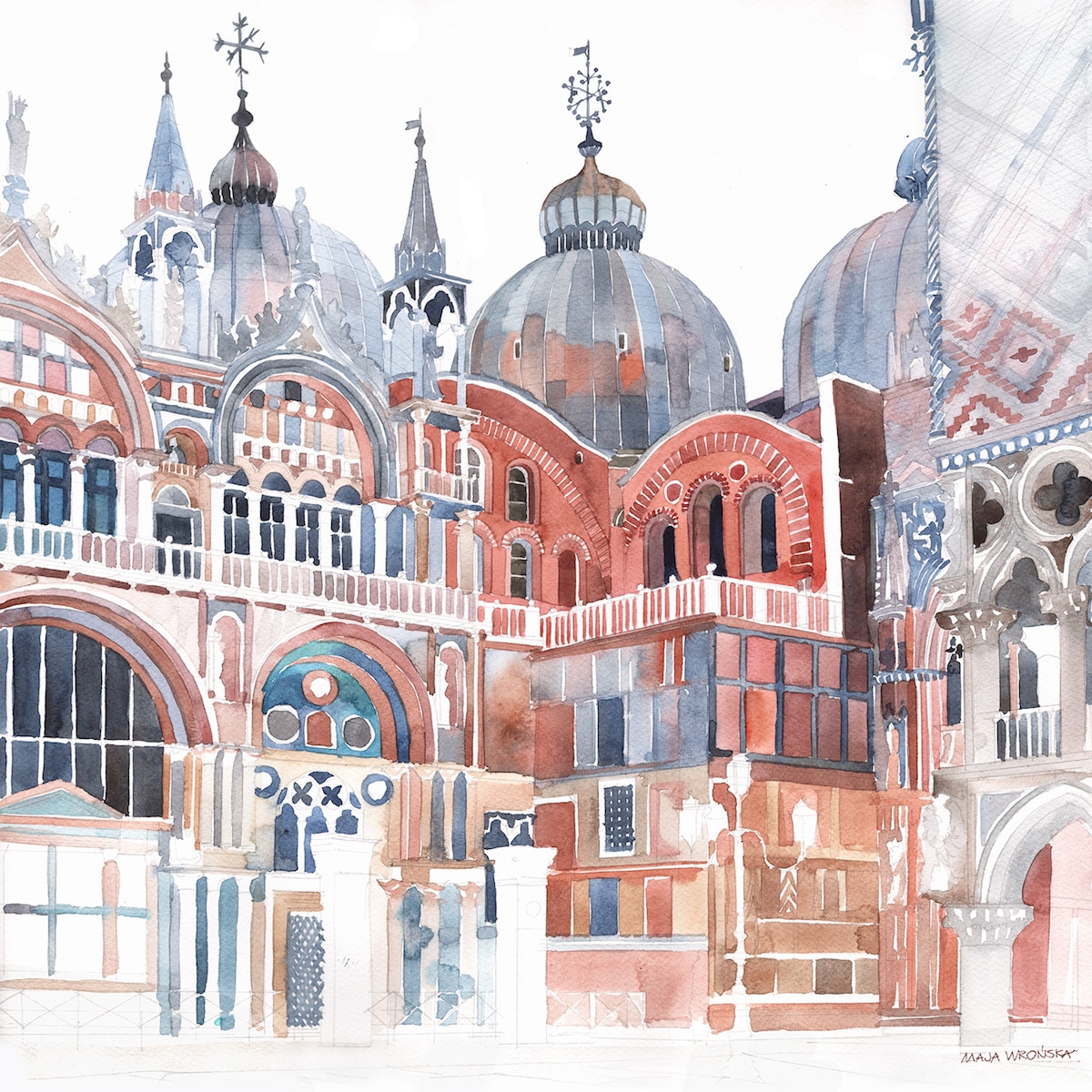 Les-aquarelles-de-paysages-urbains-de-Maja-Wronska-11