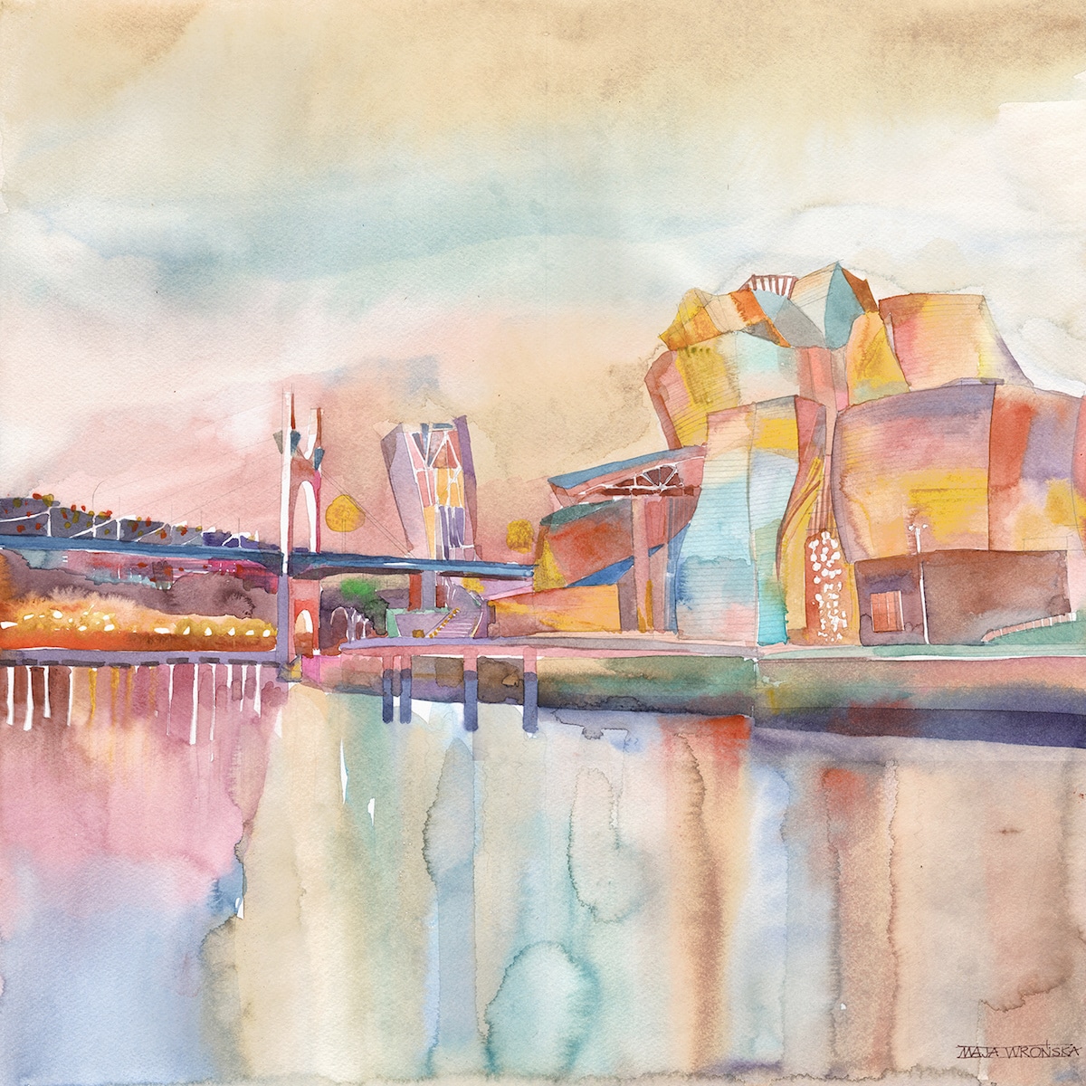 Les-aquarelles-de-paysages-urbains-de-Maja-Wronska-15