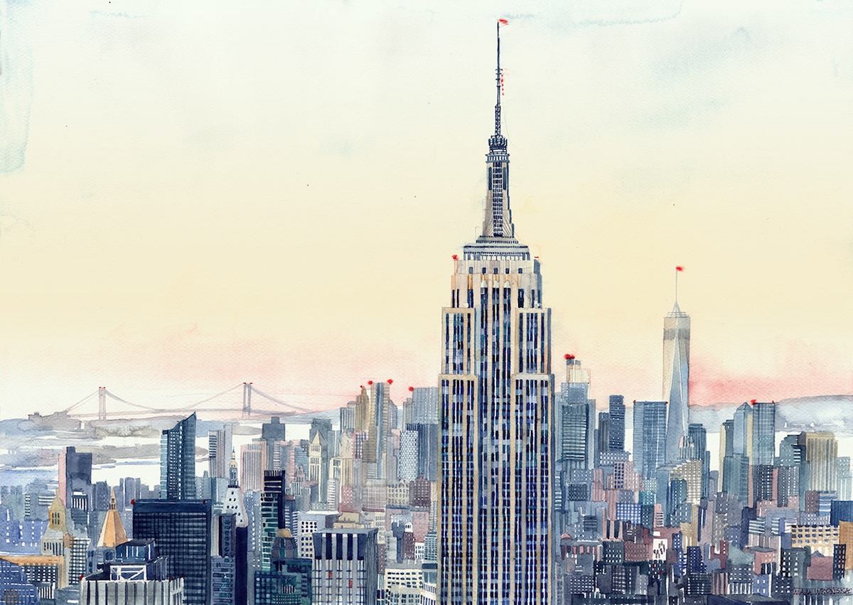 Les-aquarelles-de-paysages-urbains-de-Maja-Wronska-5