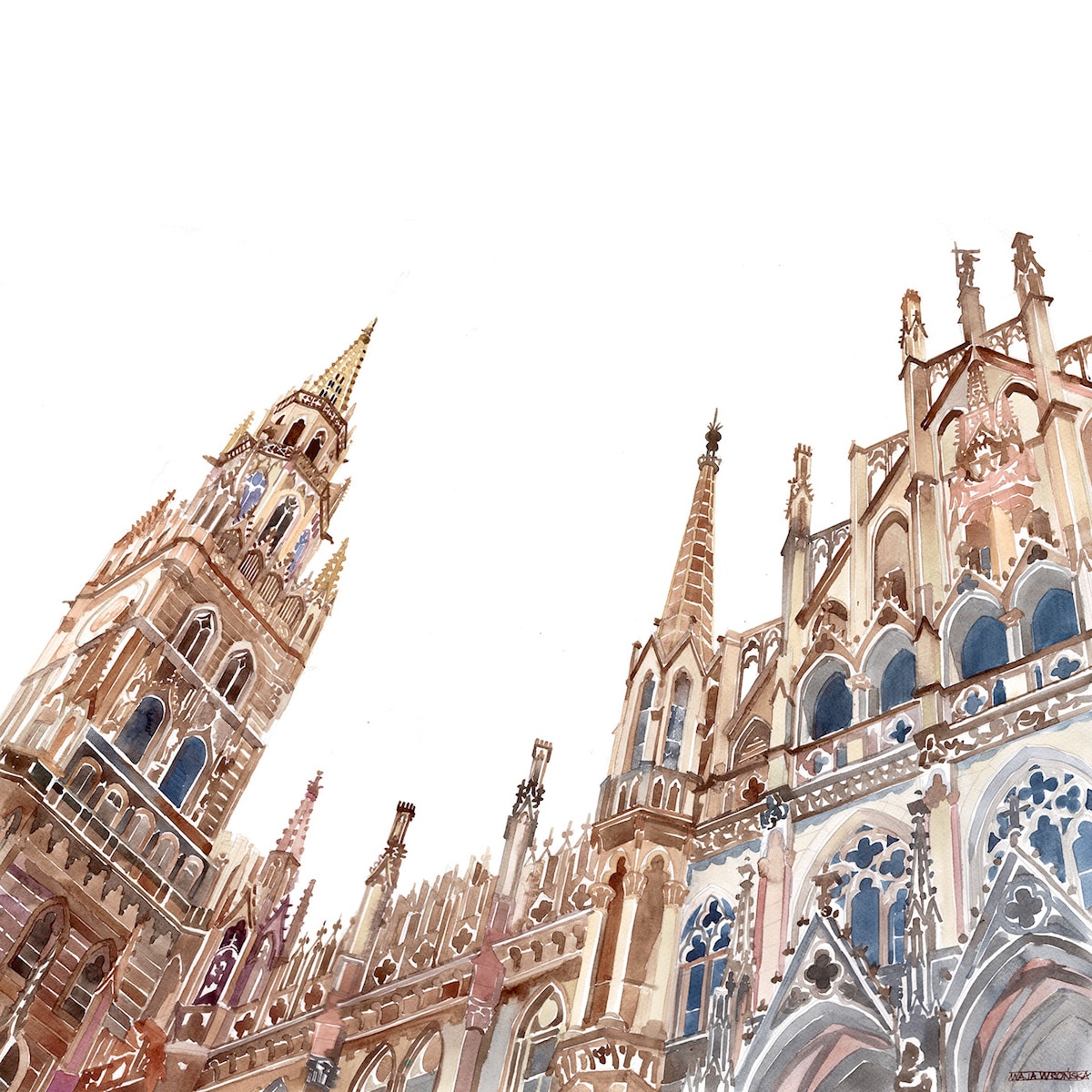 Les-aquarelles-de-paysages-urbains-de-Maja-Wronska-8