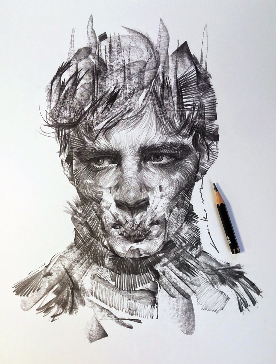Les-portraits-tourbillonnants-au-fusain-de-Lee-K-9