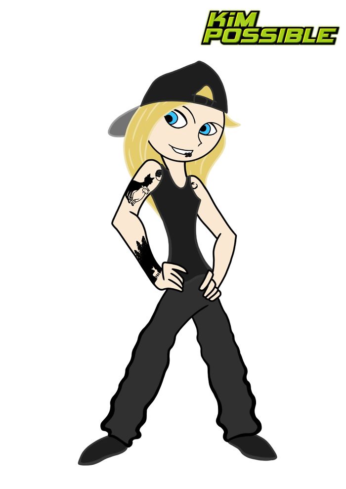 des-auto-portraits-dans-differents-styles-de-comics-par-Hannah-Dunn-3-kim-possible