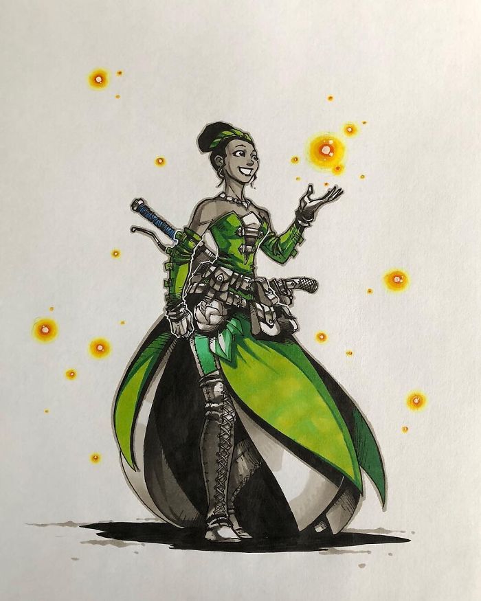 des-princesses-Disney-en-combattantes-par-Artemii-Myasnikov-8-tiana