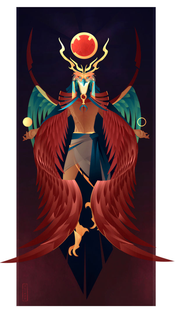 Des-dieux-egyptiens-par-Yliade-11-ra