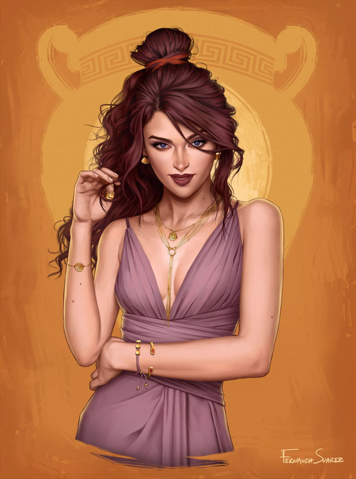 Des-personnages-Disney-comme-s-ils-vivaient-en-2018-par-Fernanda-Suarez-17-megara