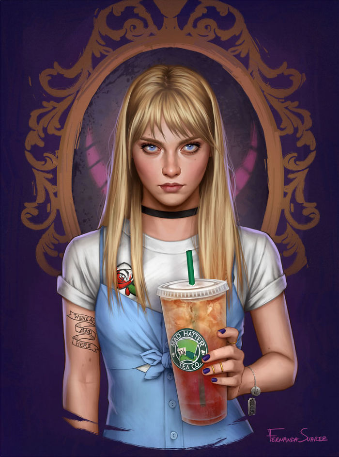 Des-personnages-Disney-comme-s-ils-vivaient-en-2018-par-Fernanda-Suarez-8-alice