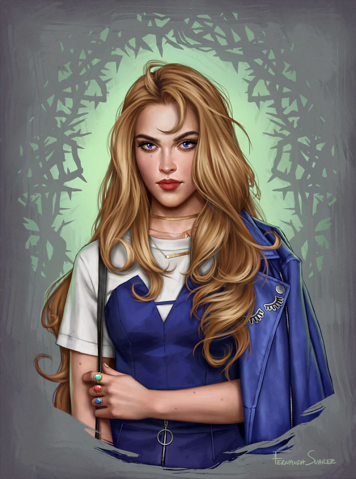 Des-personnages-Disney-comme-s-ils-vivaient-en-2018-par-Fernanda-Suarez–9aurore