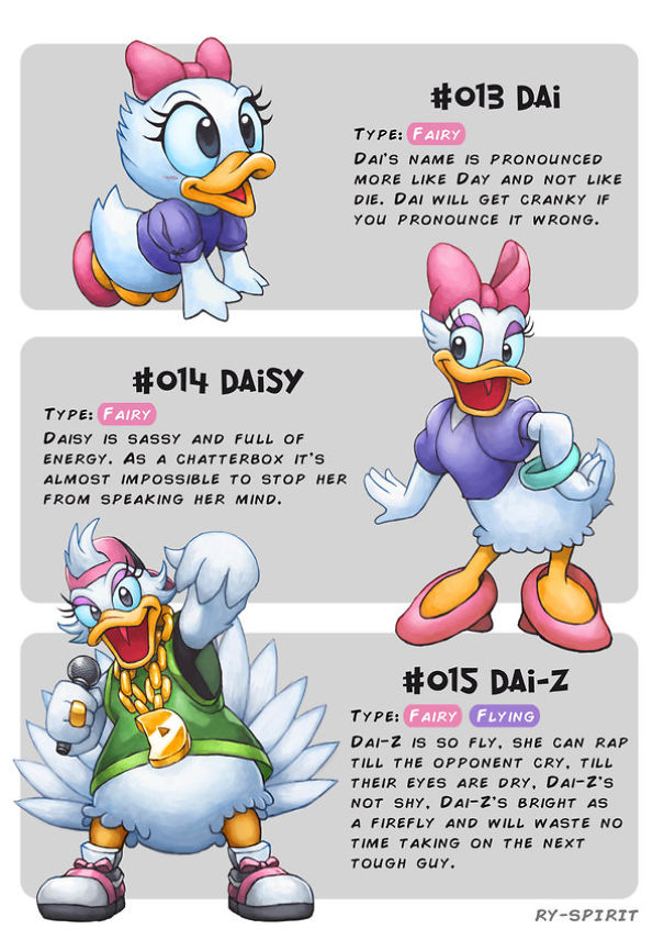 Les-evolutions-Pokemon-de-personnages-Disney-par-Ry-Spirit-14-daisy