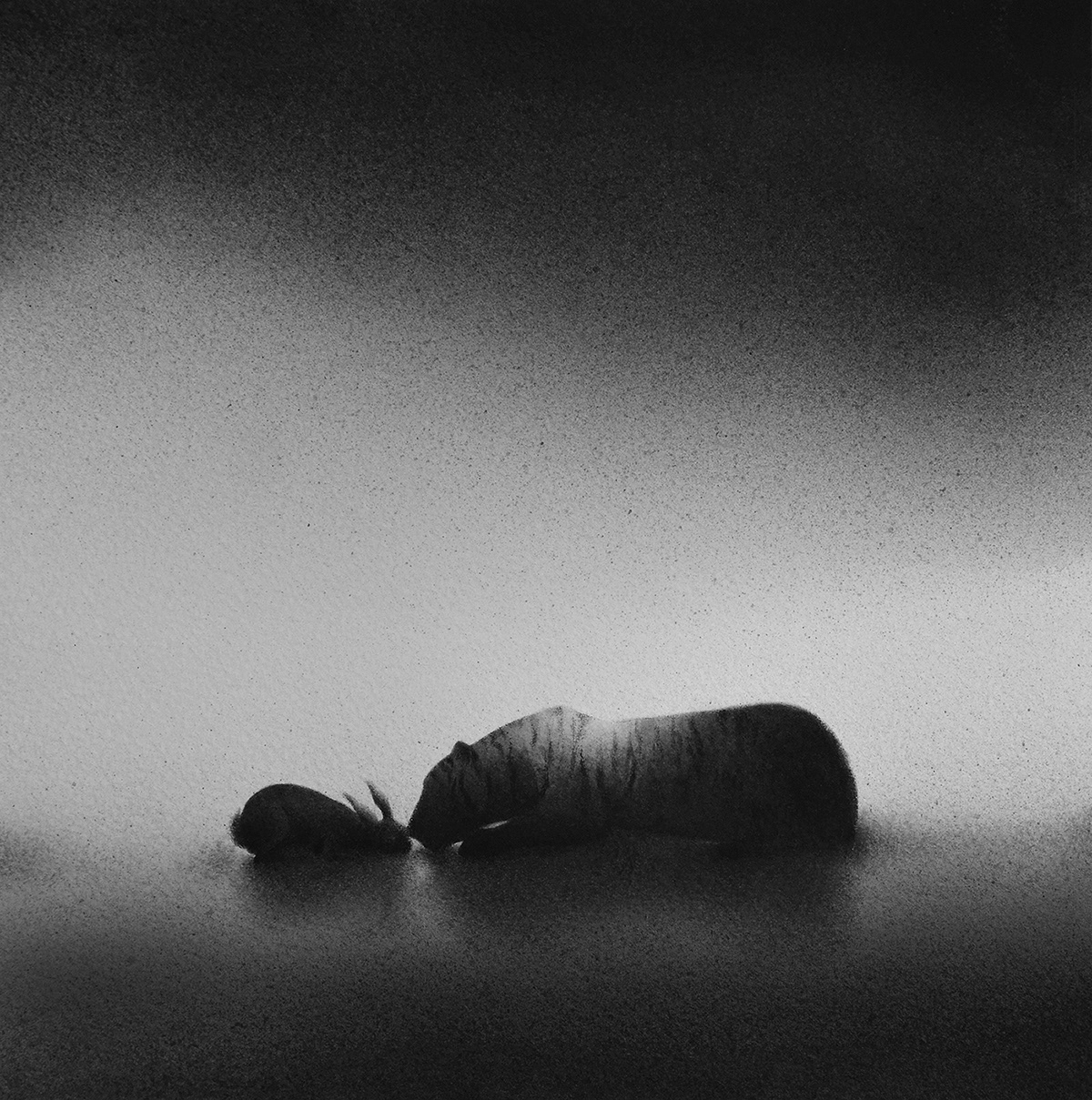 A-Love-Letter-to-Nature-des-aquarelles-monochromes-par-Elicia-Edijanto-2