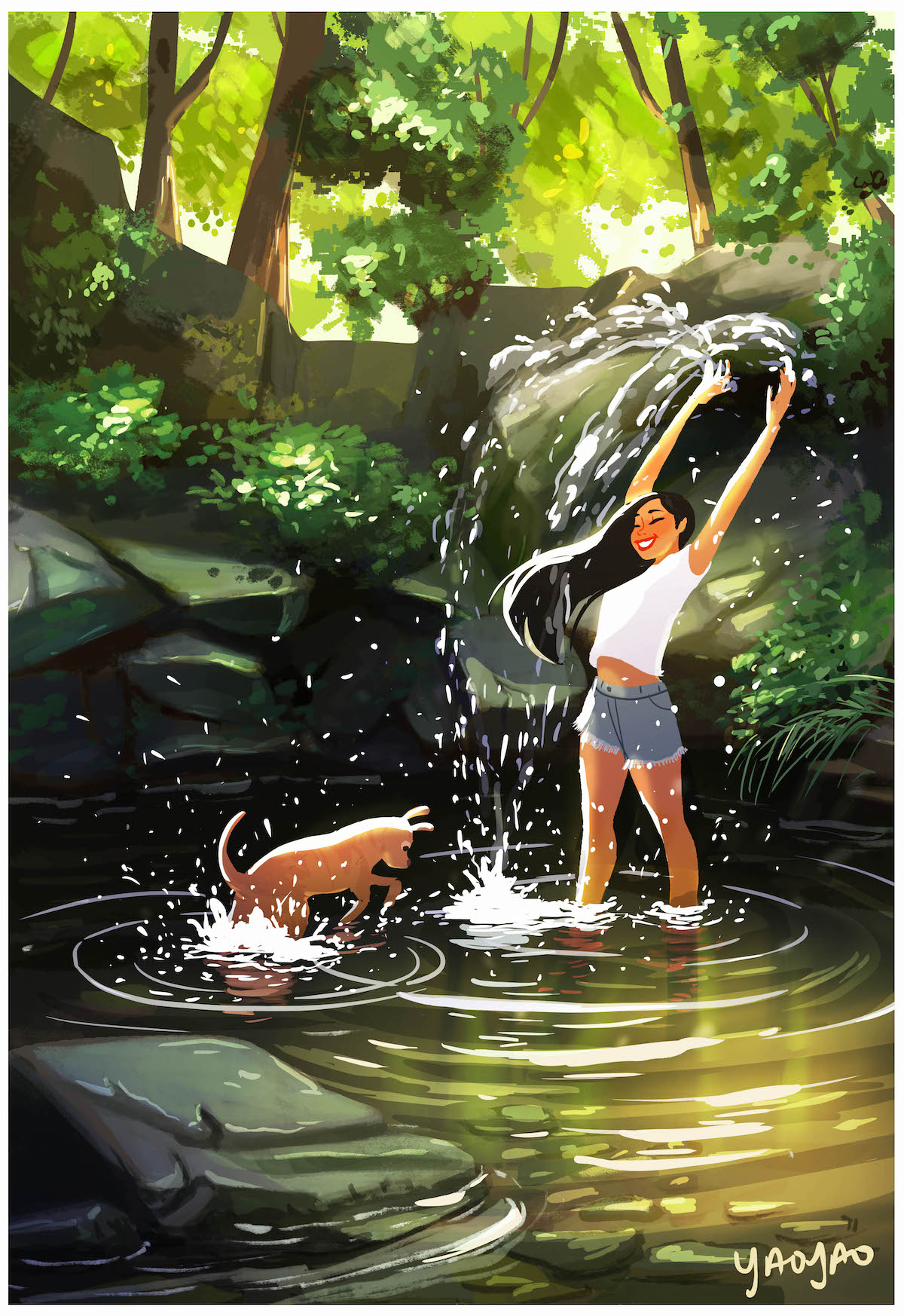 De-nouvelles-illustrations-de-la-vie-avec-son-chien-par-Yaoyao-Ma-Van-As-12