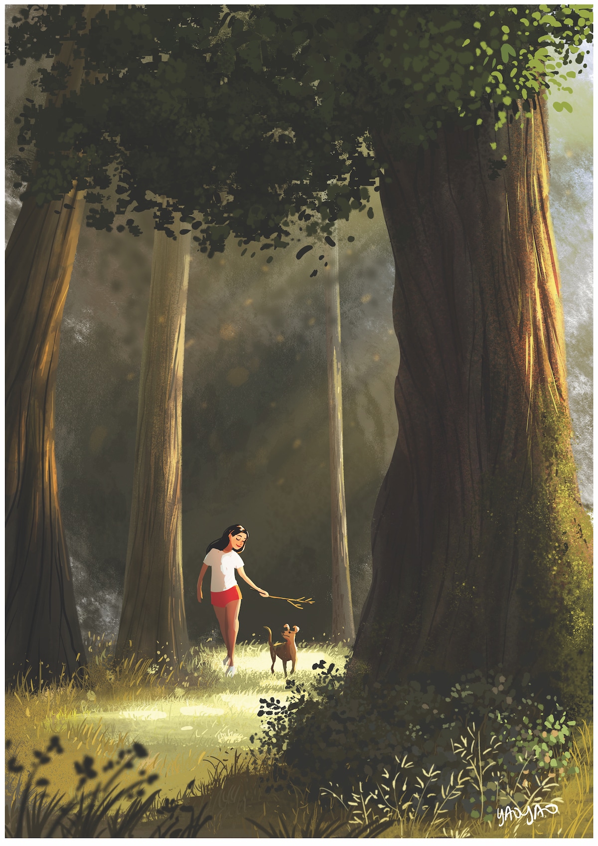 De-nouvelles-illustrations-de-la-vie-avec-son-chien-par-Yaoyao-Ma-Van-As-8