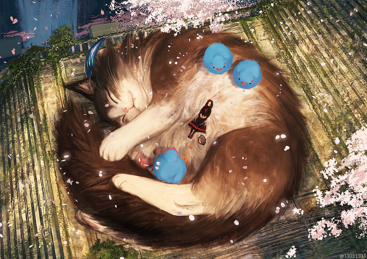 un-monde-avec-des-animaux-geants-par-Monokubo-9