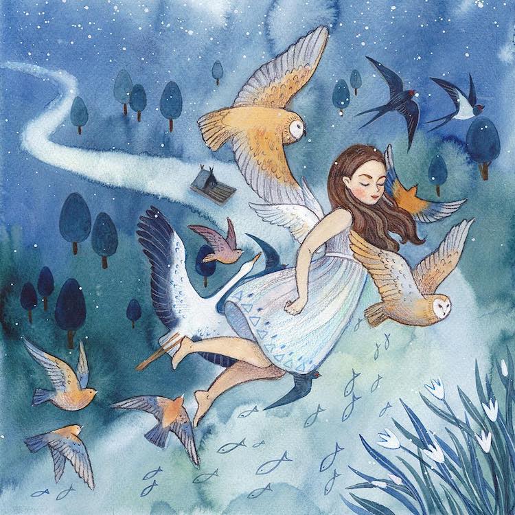 Les-aquarelles-de-contes-de-fees-de-Anna-Speshilova-3