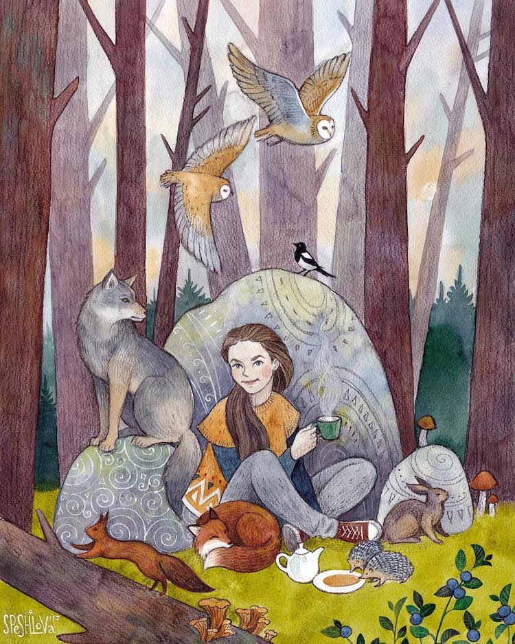 Les-aquarelles-de-contes-de-fees-de-Anna-Speshilova-4