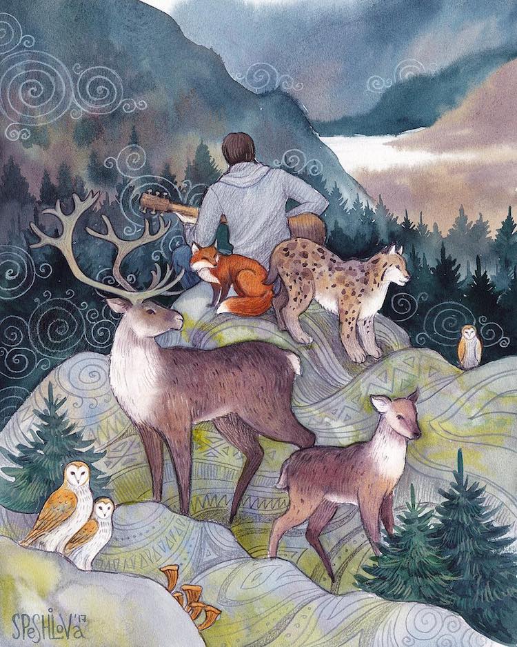 Les-aquarelles-de-contes-de-fees-de-Anna-Speshilova-6