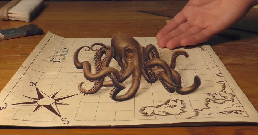 Les-dessins-et-peintures-3D-qui-semblent-surgir-de-leur-support-de-Stefan-Pabst-12