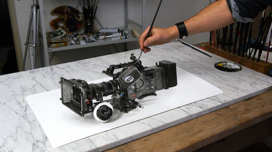 Les-dessins-et-peintures-3D-qui-semblent-surgir-de-leur-support-de-Stefan-Pabst-2