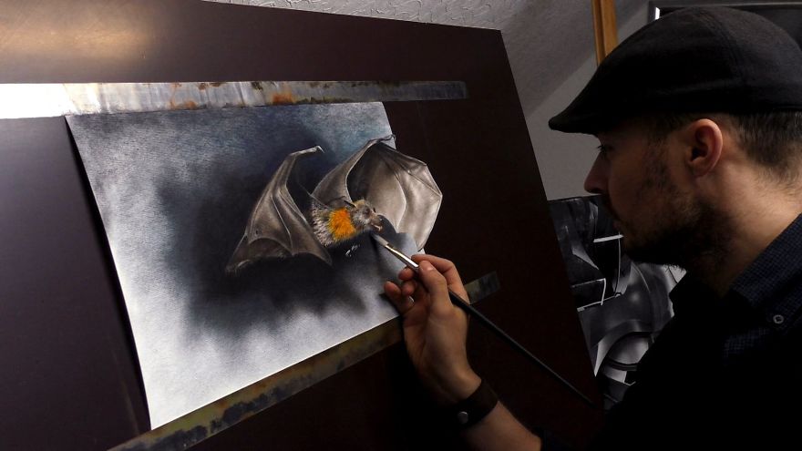 Les-dessins-et-peintures-3D-qui-semblent-surgir-de-leur-support-de-Stefan-Pabst-20
