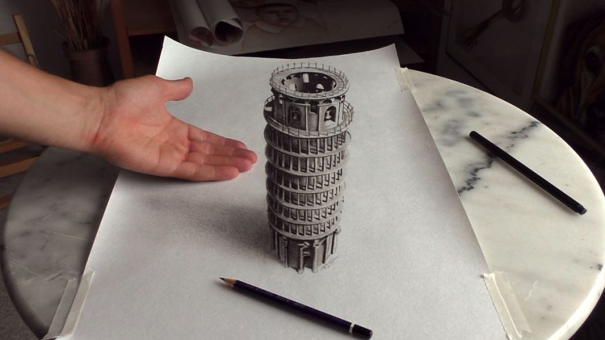 Les-dessins-et-peintures-3D-qui-semblent-surgir-de-leur-support-de-Stefan-Pabst-3