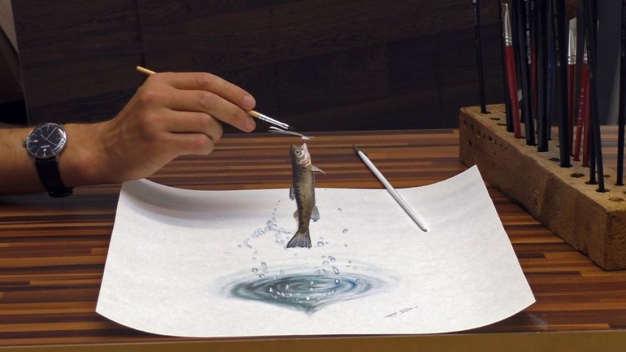 Les-dessins-et-peintures-3D-qui-semblent-surgir-de-leur-support-de-Stefan-Pabst-8