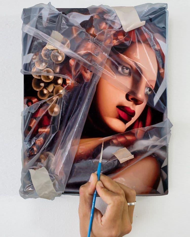Des-tableaux-qui-semblent-sous-film-plastique-par-Robin-Eley-3