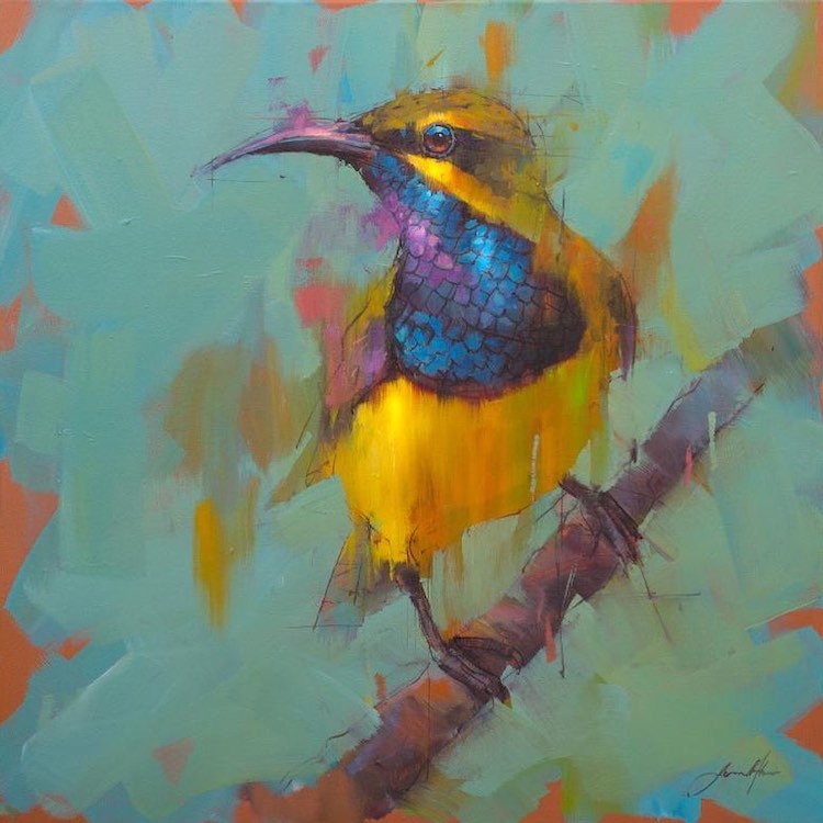Les-peintures-d-oiseaux-en-vol-de-Jamel-Akib-6