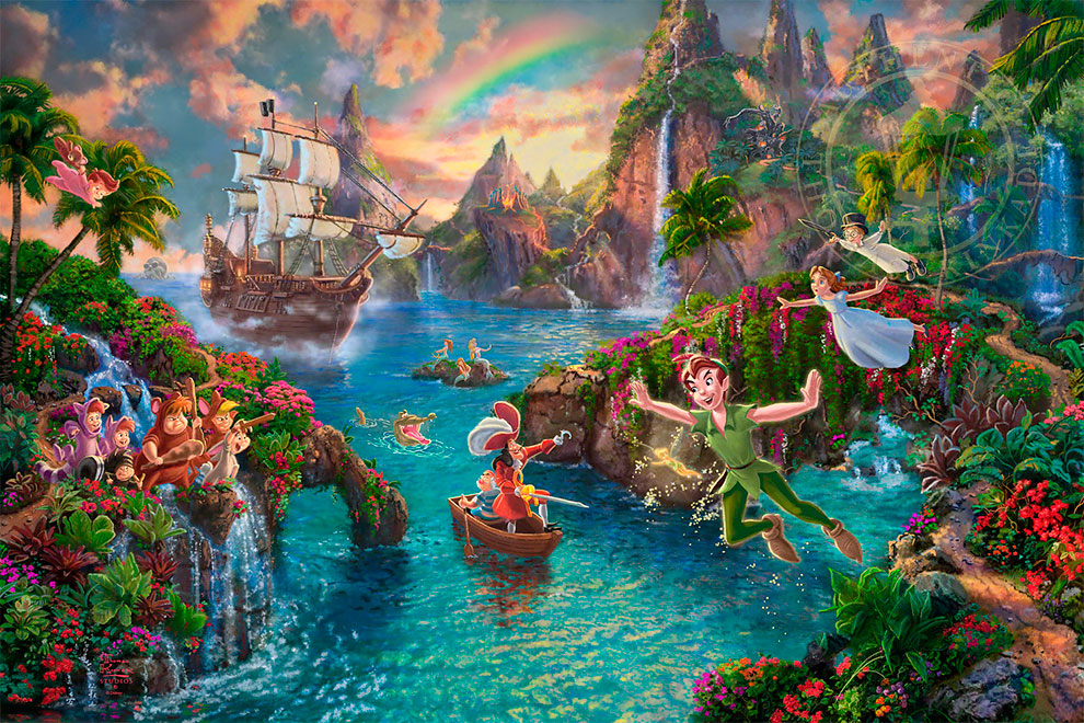 Les-peintures-Disney-incroyables-de-Thomas-Kinkade-17