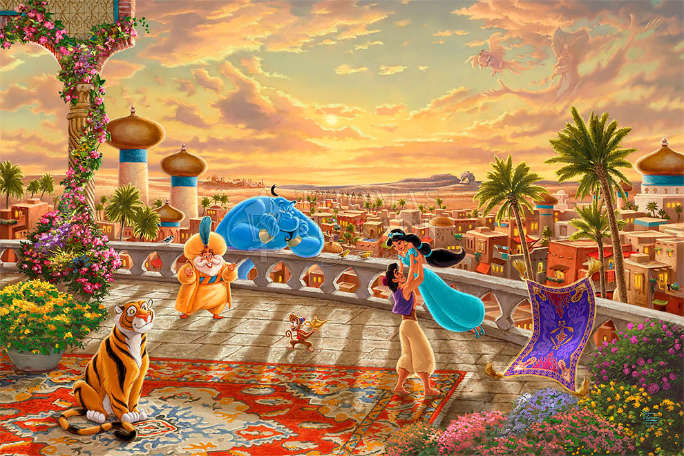 Les-peintures-Disney-incroyables-de-Thomas-Kinkade-2