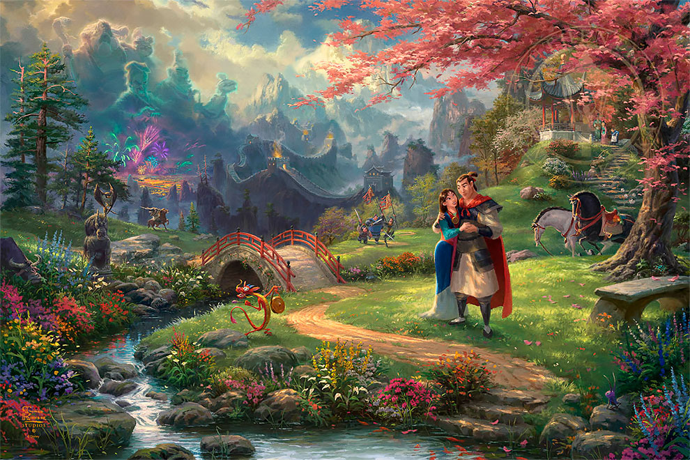 Les-peintures-Disney-incroyables-de-Thomas-Kinkade-6