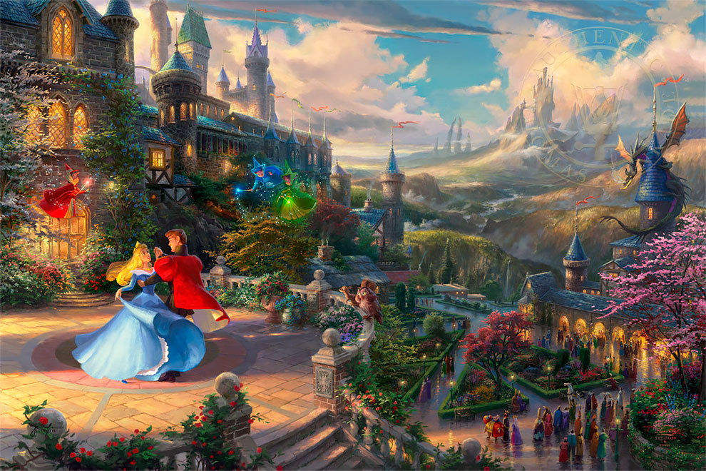 Les-peintures-Disney-incroyables-de-Thomas-Kinkade-7
