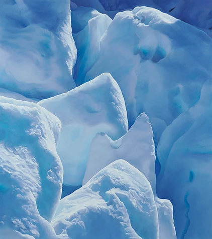Des-peintures-hyper-realistes-du-Perito-Moreno-par-Zaria-Forman-2