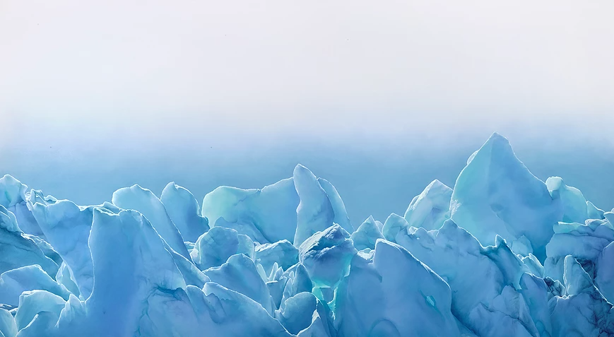 Des-peintures-hyper-realistes-du-Perito-Moreno-par-Zaria-Forman-6