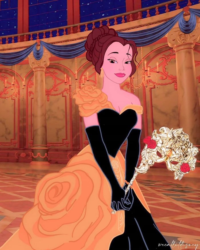 Des-princesses-Disney-avec-un-nouveau-look-3-belle