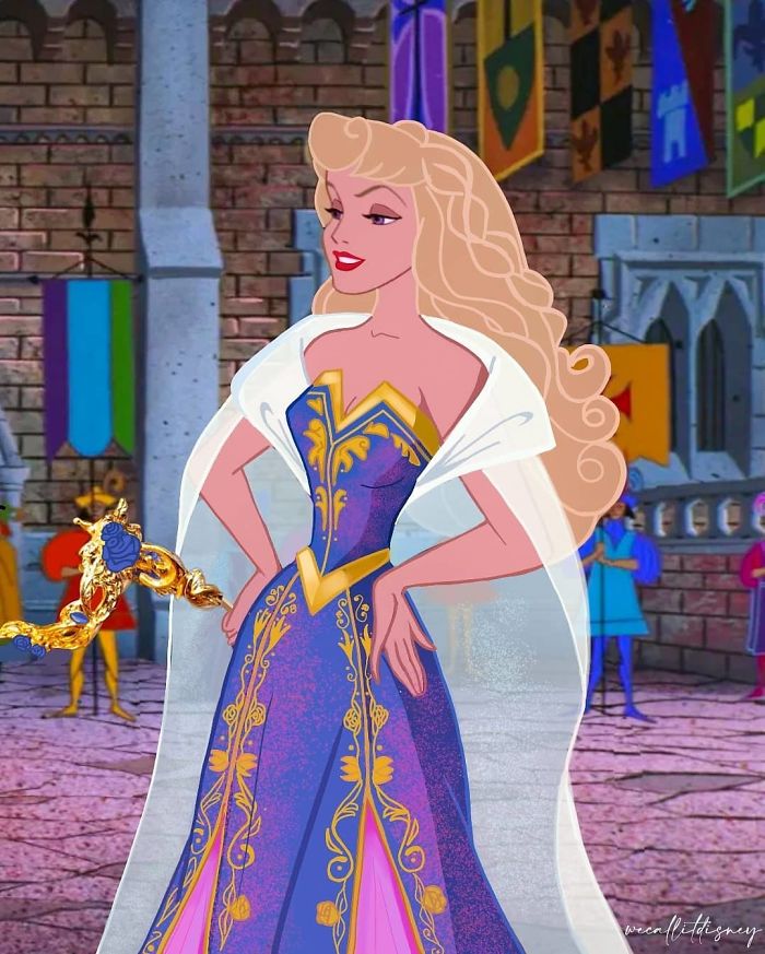 Des-princesses-Disney-avec-un-nouveau-look-8-aurore