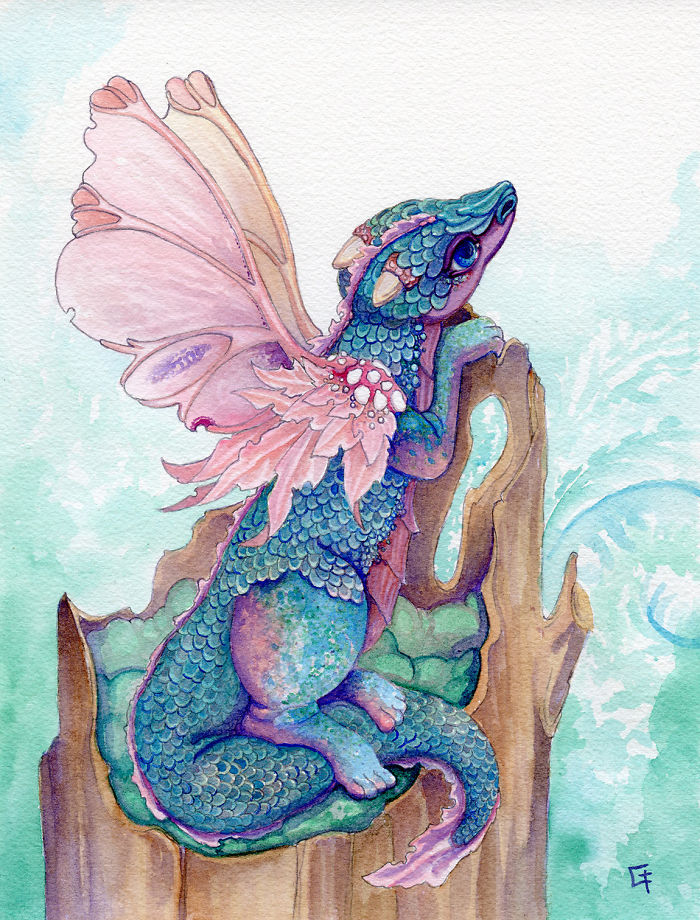 Des-dragons-en-aquarelles-par-CarrieAnn-Reda-2