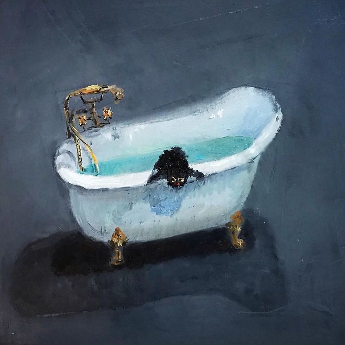 Vanessa-Stockard-incruste-ses-chats-dans-toutes-ses-peintures-6